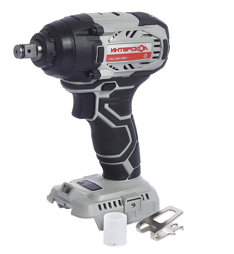 Аккумуляторный гайковерт ИНТЕРСКОЛ ГАУ-350/18ВЭ, 18 В, 350 Нм, 3200 уд/мин, без АКБ и ЗУ (643.1.0.70)