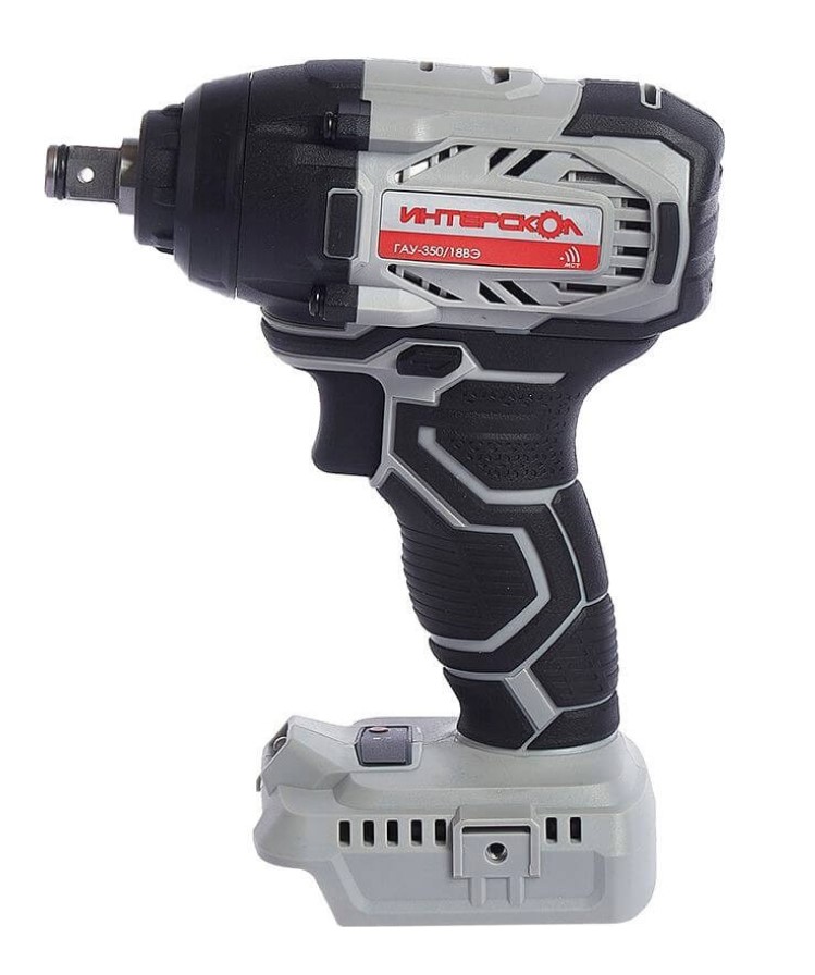 Аккумуляторный гайковерт ИНТЕРСКОЛ ГАУ-350/18ВЭ, 18 В, 350 Нм, 3200 уд/мин, без АКБ и ЗУ (643.1.0.70)