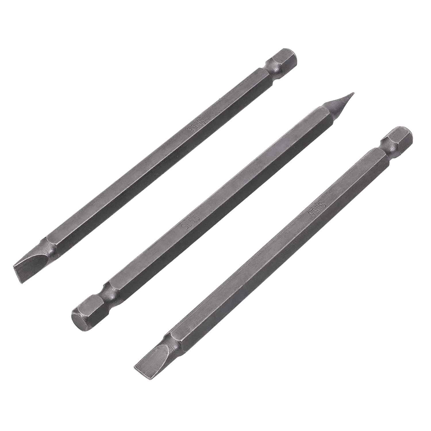 Бита ИНТЕРСКОЛ плоская SL5,5х0,8, длина 110 мм, хвостовик 1/4", 3 шт., 2042411000550