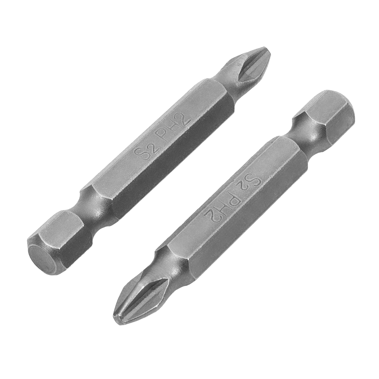 Бита ИНТЕРСКОЛ PH2, 50 мм, хвостовик 1/4", 2 шт. (0401.005)