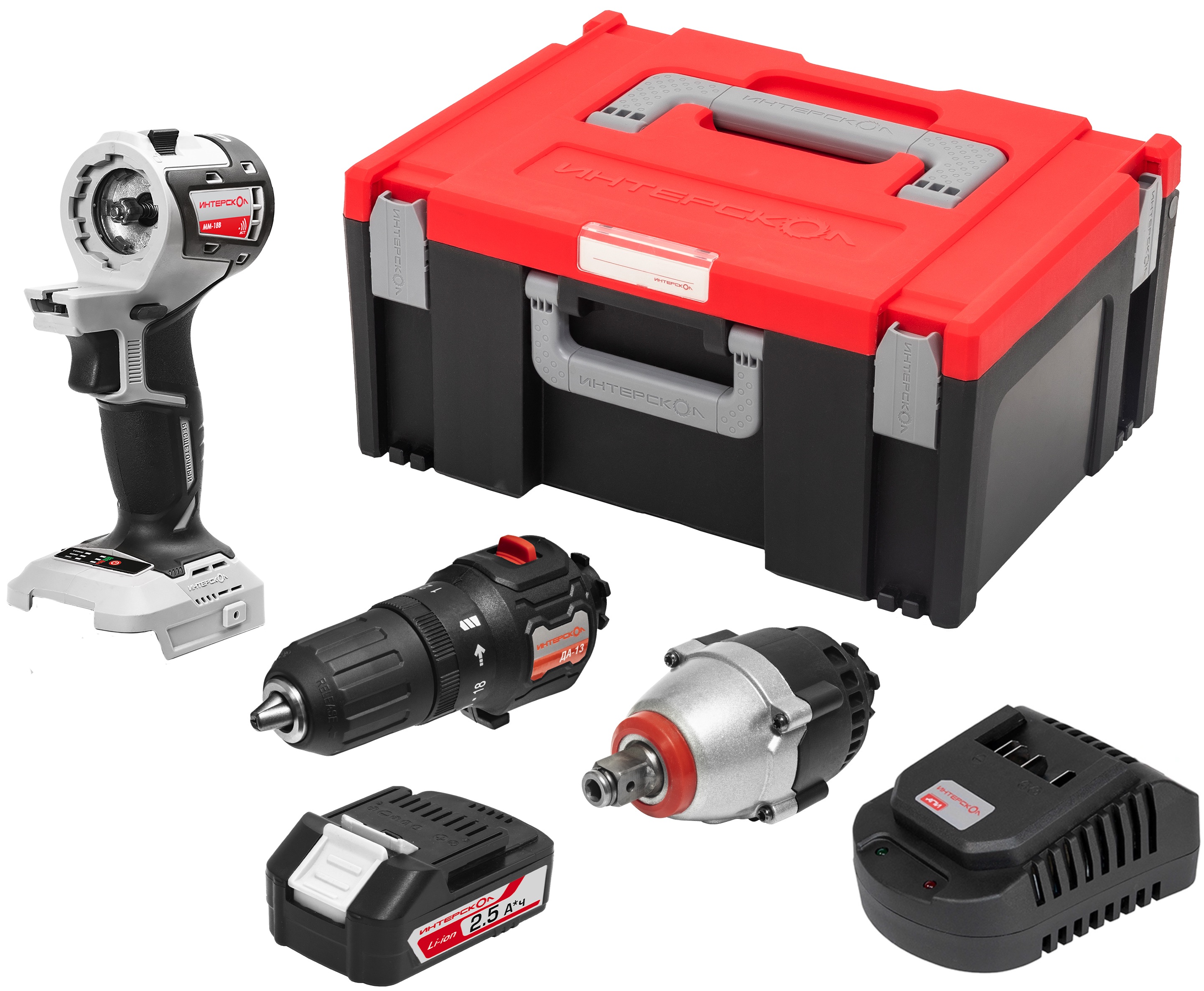 Набор электроинструмента ИНТЕРСКОЛ МультиМАКС "Автомобилист" (755.2.4.46)