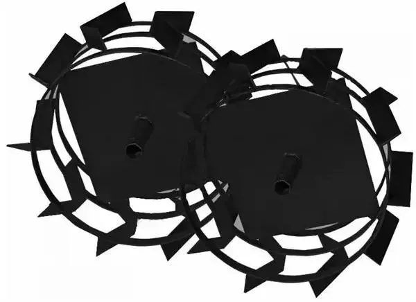 Грунтозацепы Интерскол для мотокультиватора 430х200 мм, 2 шт., (94100.002)