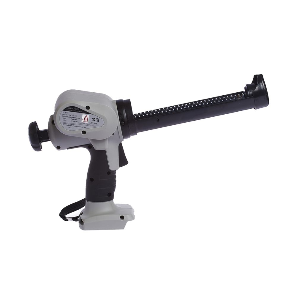 Аккумуляторный пистолет для герметика ИНТЕРСКОЛ ШПА-310/18, 18 В, с АКБ 2 Ач и ЗУ