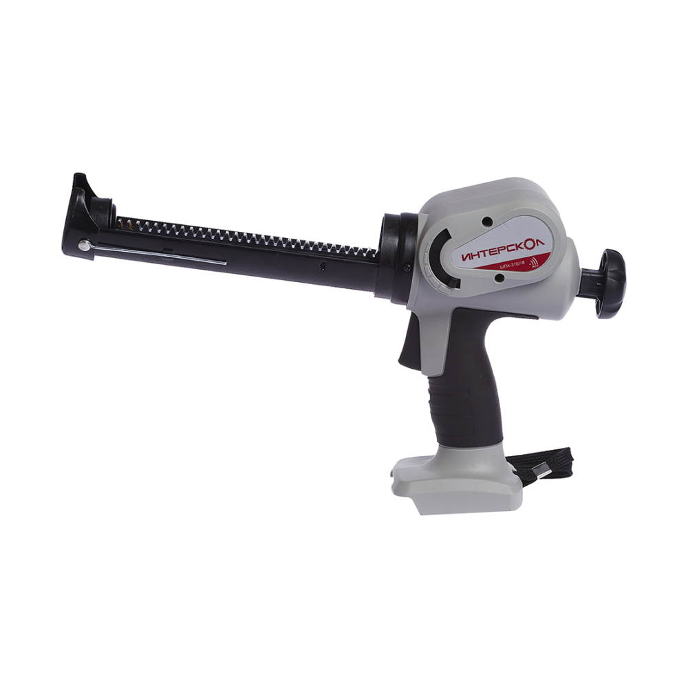 Аккумуляторный пистолет для герметика ИНТЕРСКОЛ ШПА-310/18, 18 В, с АКБ 2 Ач и ЗУ