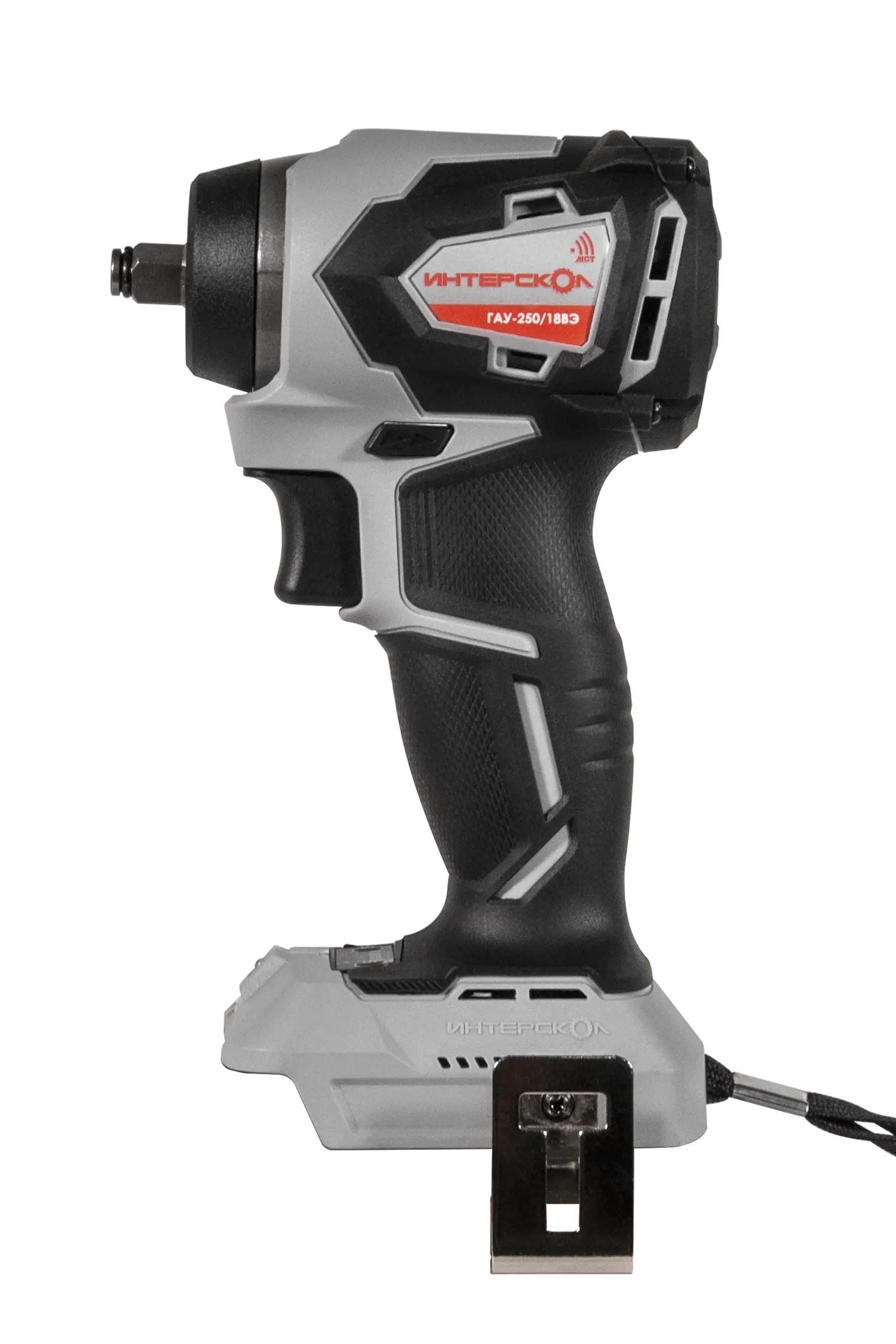 Аккумуляторный ударный гайковерт ИНТЕРСКОЛ ГАУ-250/18ВЭ, 18 В, 250 Нм, 3200 уд/мин, без АКБ и ЗУ (936.0.0.70)