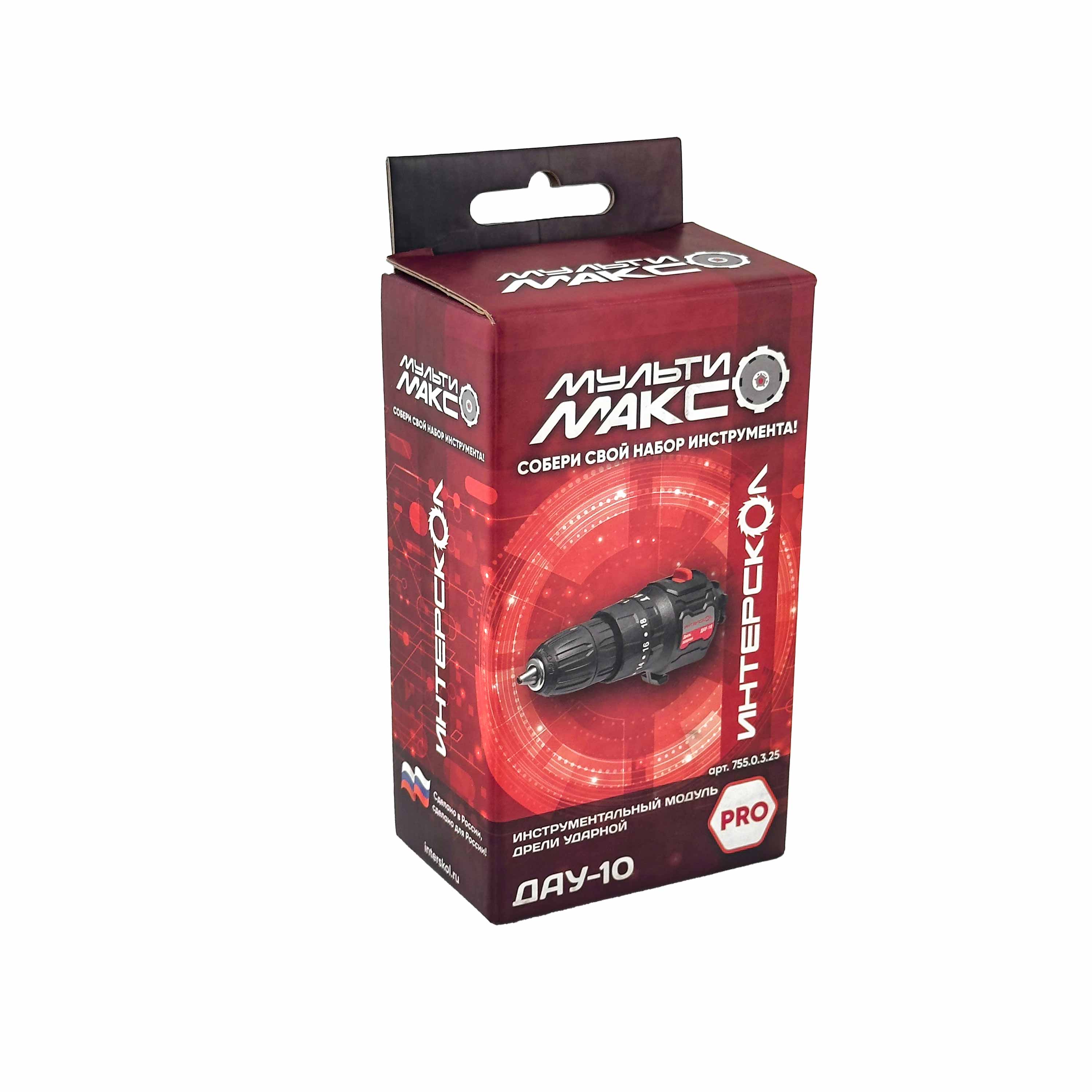 Модуль дрели ударной ИНТЕРСКОЛ МультиМАКС ДАУ-10, 755.0.3.25