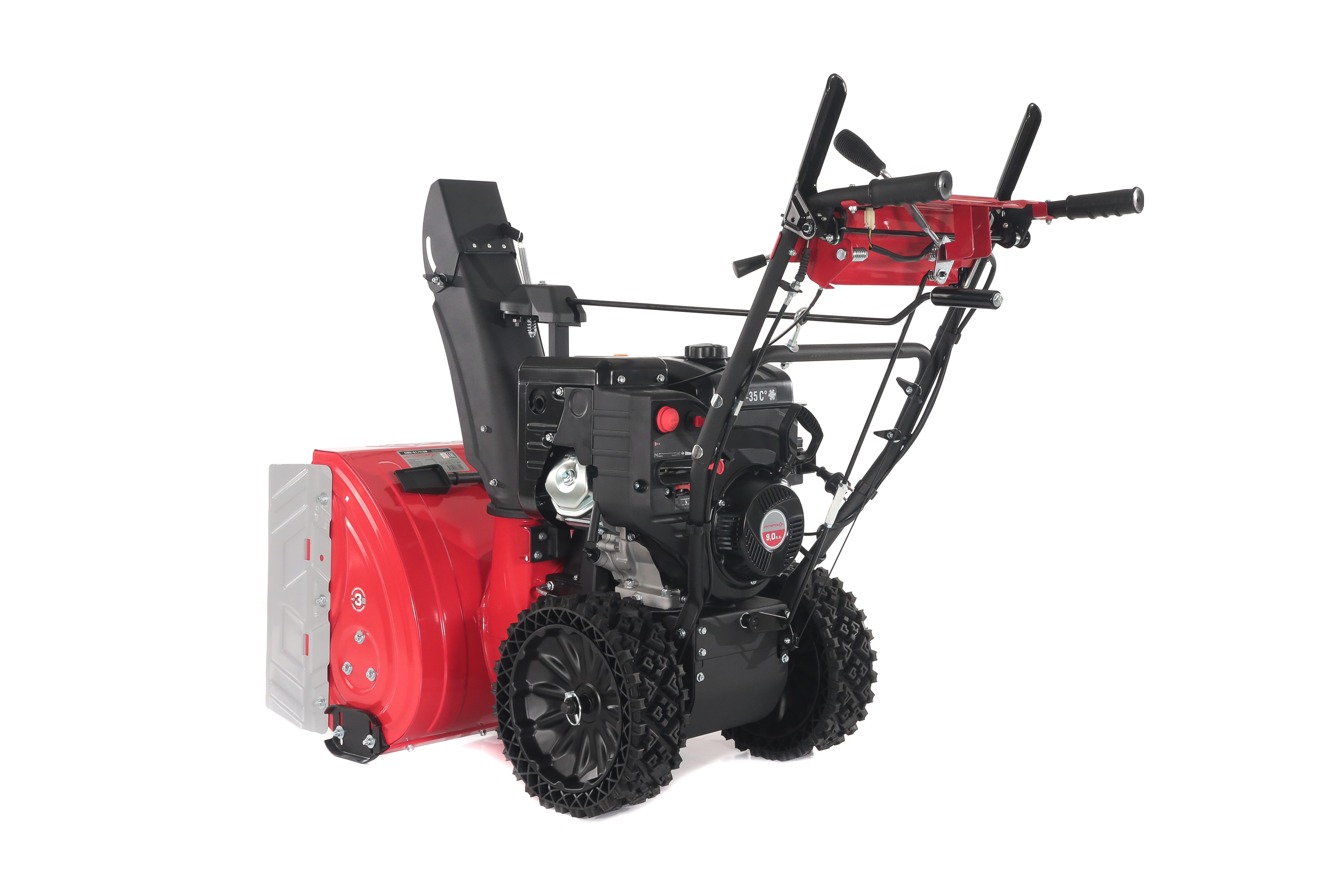 Бензиновый снегоуборщик ИНТЕРСКОЛ СМБ-61/11ЭФ, 9 л.с., 302 см³, 61 см (837.0.0.70)