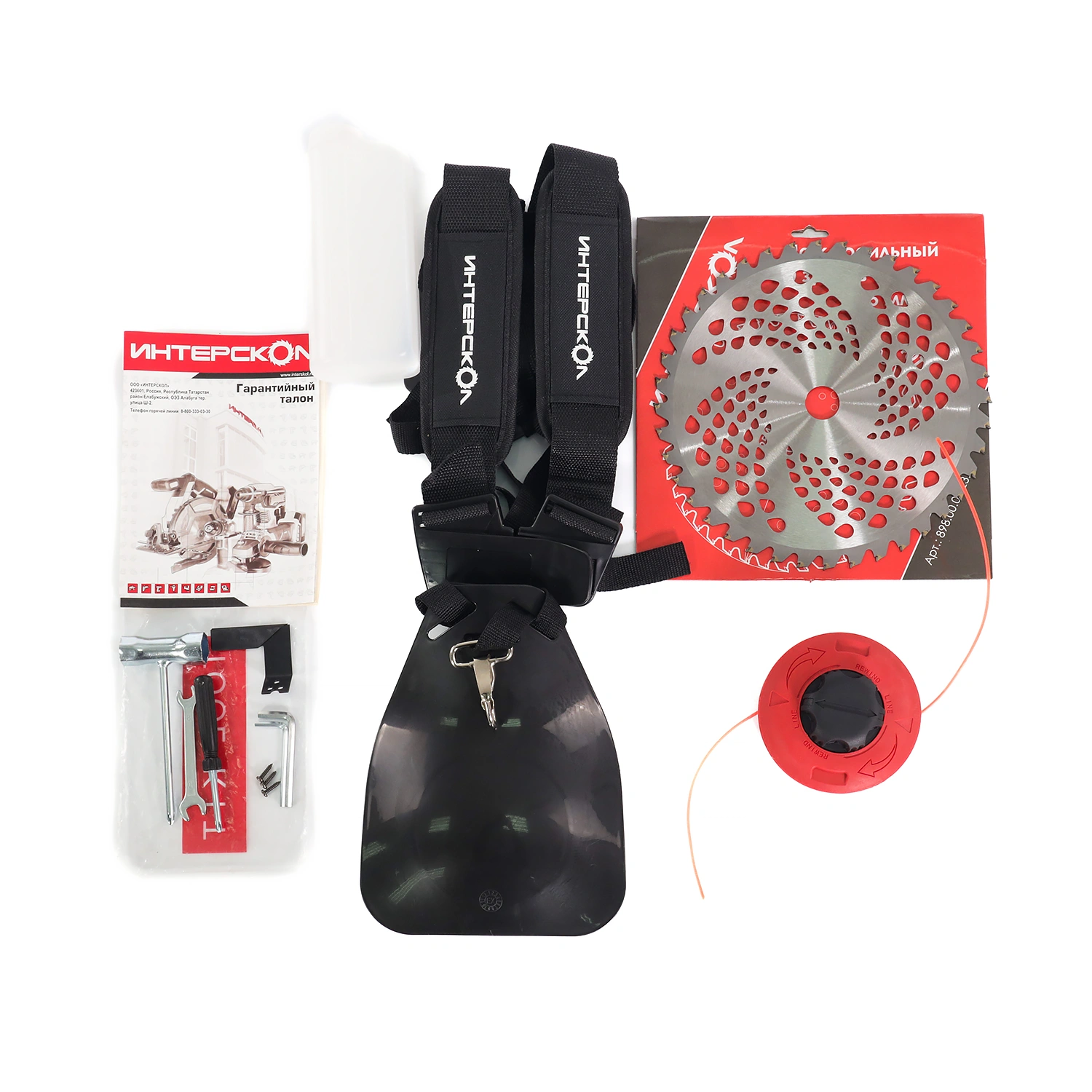 Кусторез бензиновый ИНТЕРСКОЛ КБ-44/52ВВ, 1.6 кВт, 25.4 см, 7500 ход/мин (910.0.0.40)