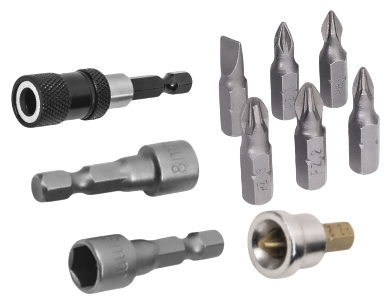 Дрель-шуруповерт ИНТЕРСКОЛ ДАУ-10/18В 44, 18 В, 1650 об/мин, 21000 уд/мин, c 2 АКБ 2 Ач и ЗУ, в кейсе + биты (755.2.2.47)