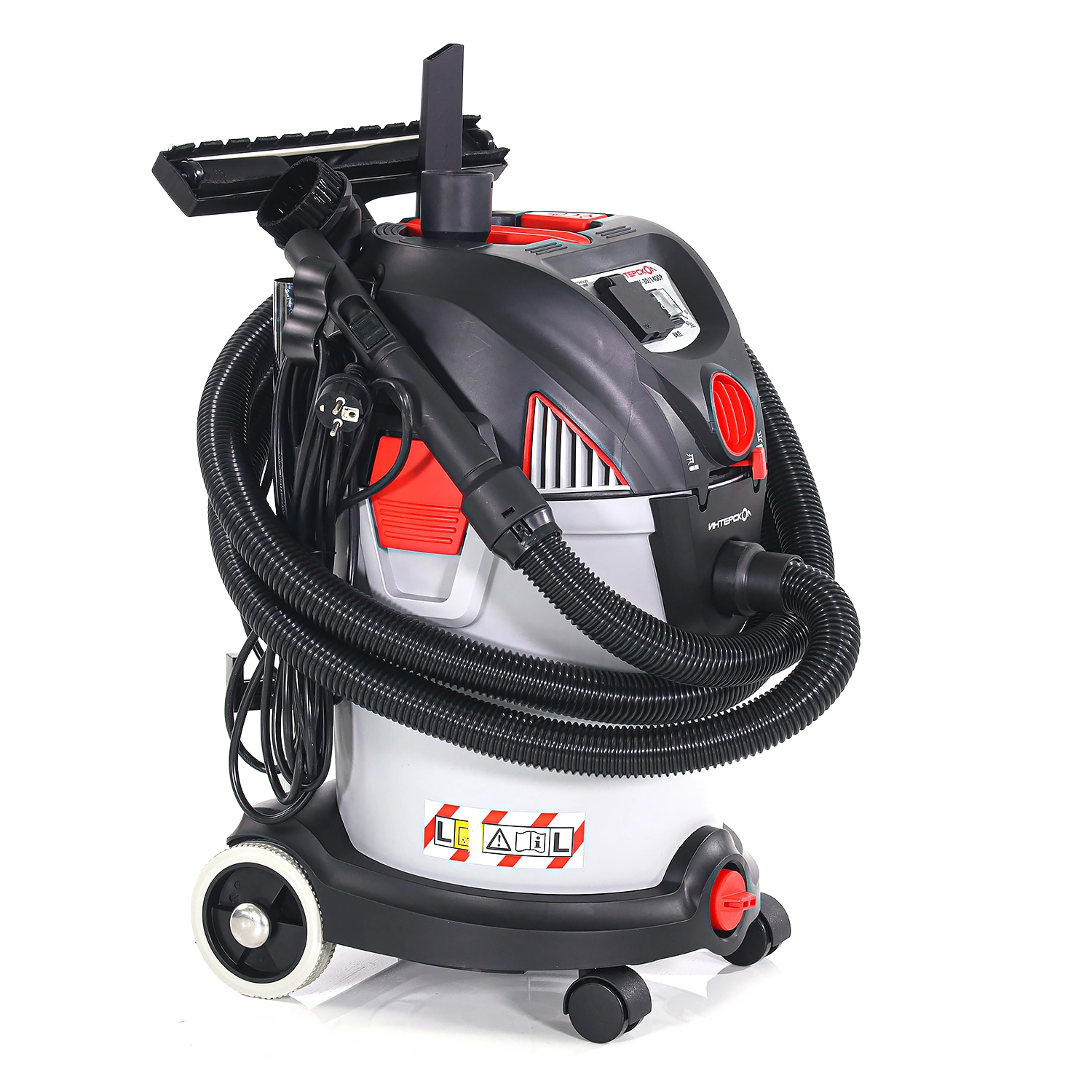 Строительный пылесос ИНТЕРСКОЛ ПУ-30/1400Р, 1400 Вт, 30 л (707.1.0.00)