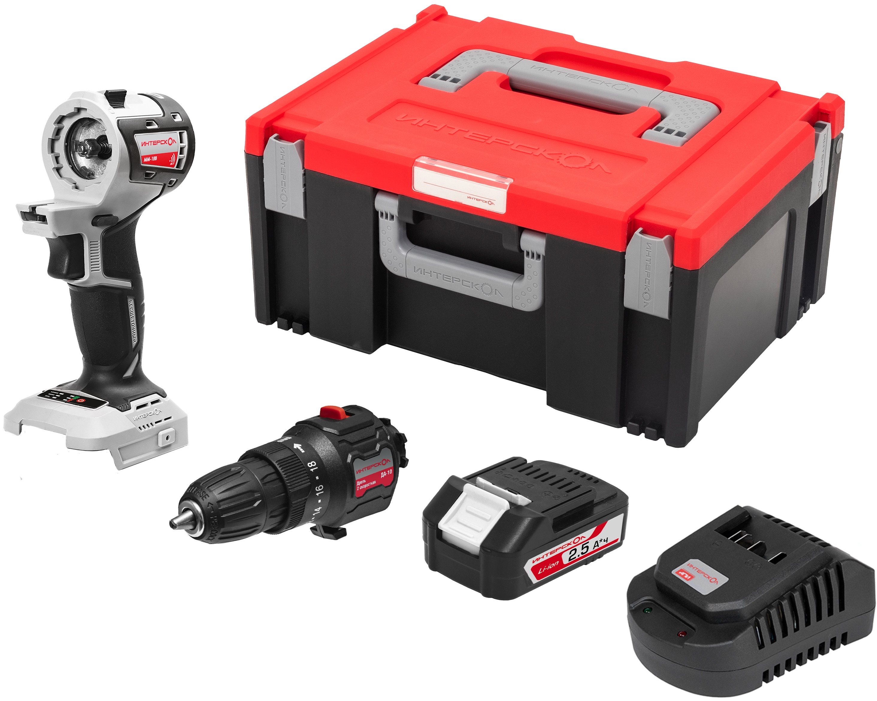 Набор электроинструмента ИНТЕРСКОЛ МультиМАКС "Базовый" (755.2.1.46)