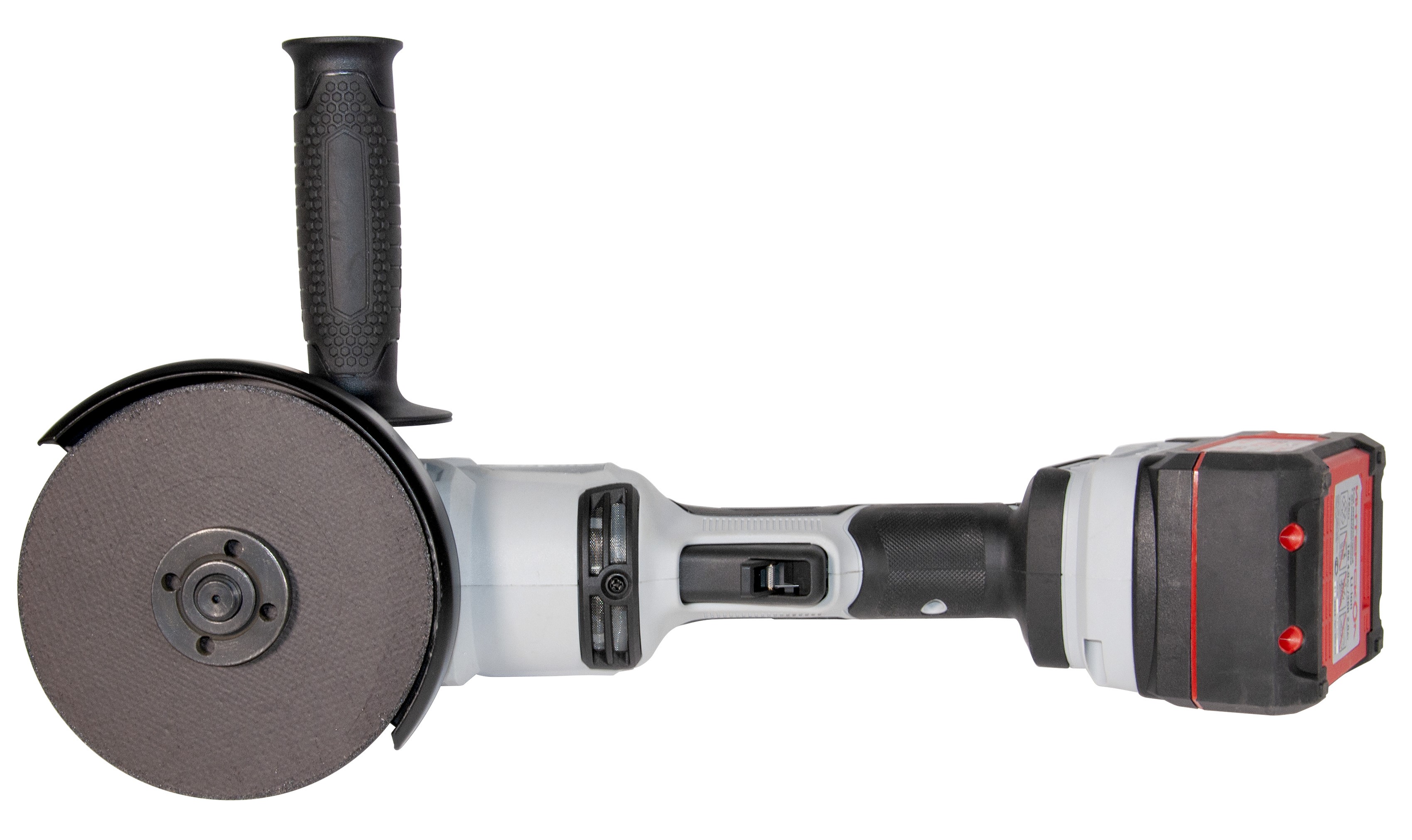 Аккумуляторная угловая шлифмашина ИНТЕРСКОЛ УШМ-125/36ВМЭ, 36 В, 125 мм, 8500 об/мин, с 2 АКБ 2 Ач и ЗУ, в кейсе