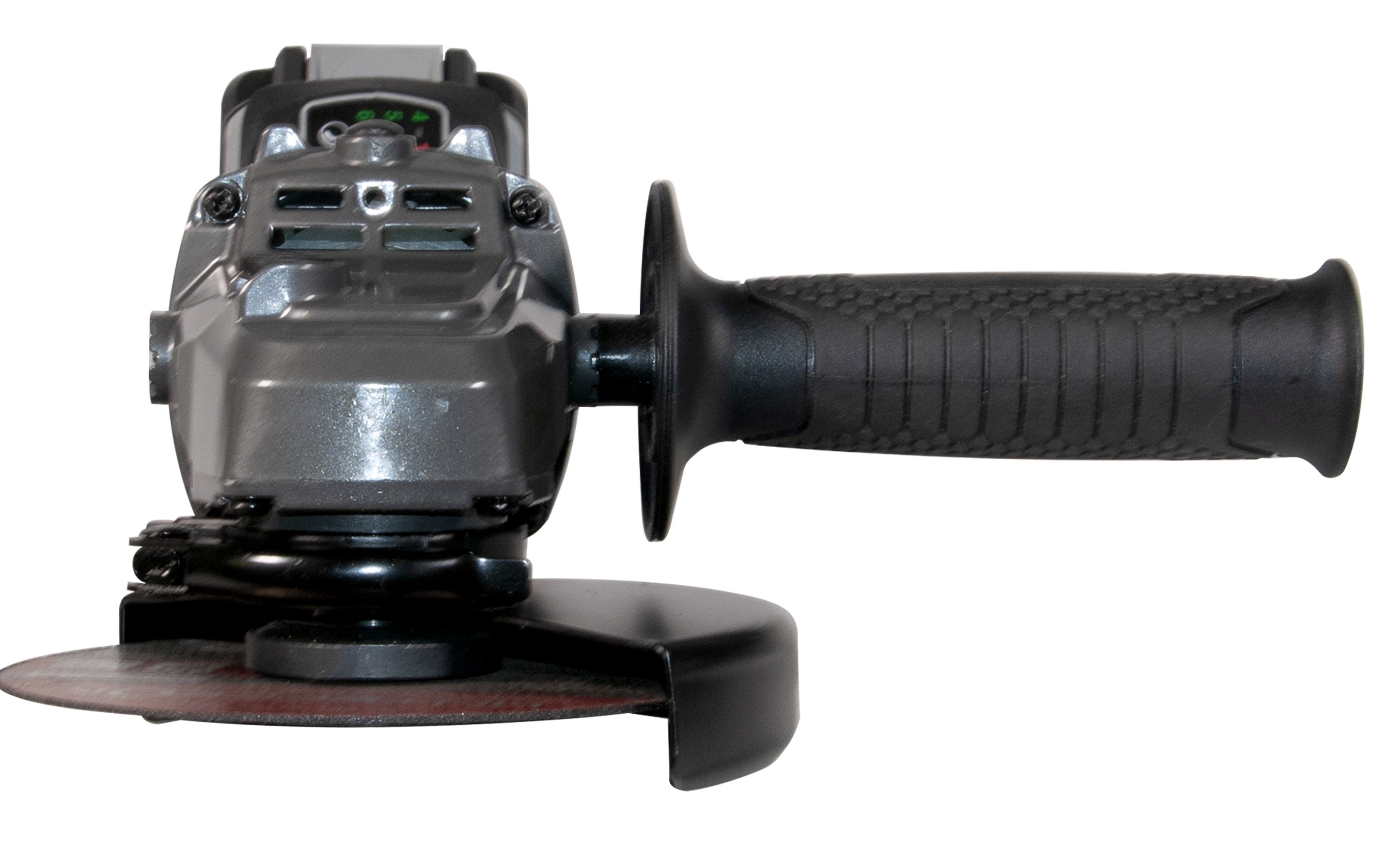 Аккумуляторная угловая шлифмашина ИНТЕРСКОЛ УШМ-125/36ВМЭ, 36 В, 125 мм, 8500 об/мин, с 2 АКБ 2 Ач и ЗУ, в кейсе