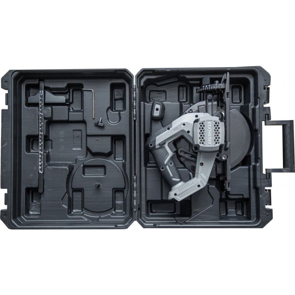 Аккумуляторная дисковая пила ИНТЕРСКОЛ ДПА-165/18В, 18 В, 165 мм, 5000 об/мин, с АКБ 2 Ач и ЗУ (577.0.0.70-B2C)