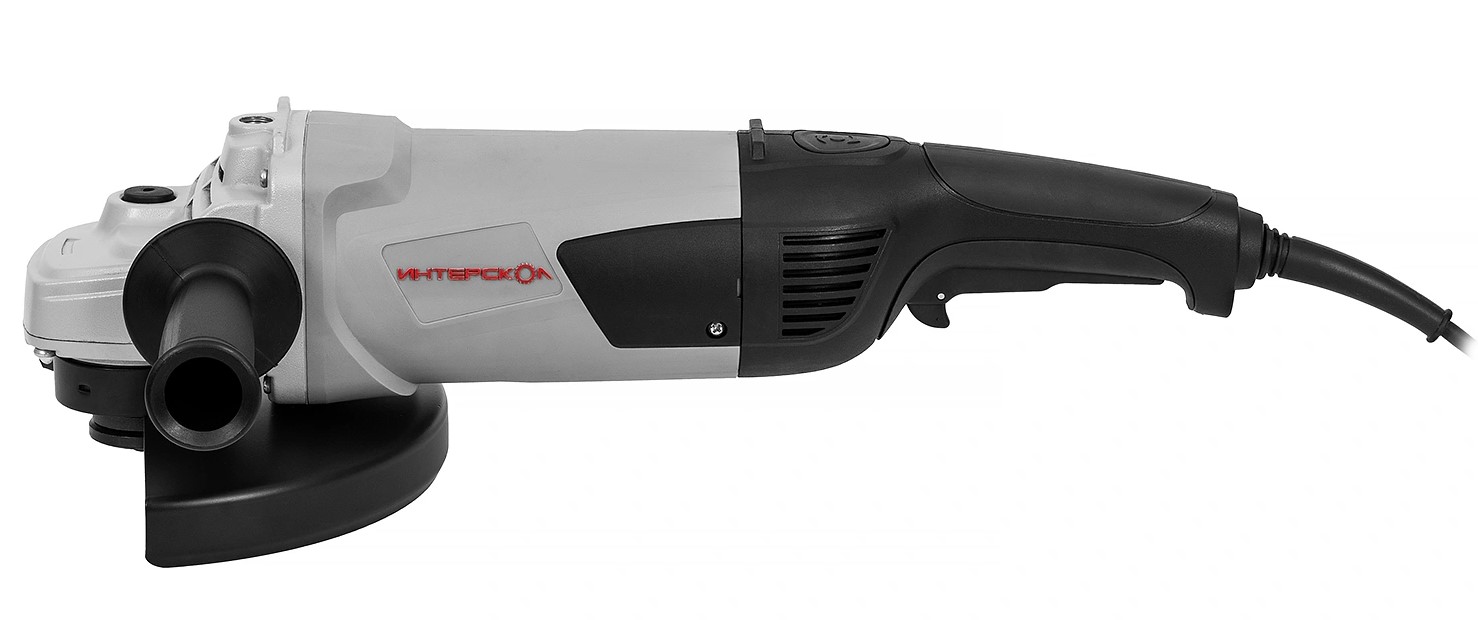 Угловая шлифмашина ИНТЕРСКОЛ УШМ-230/2100Т, 2100 Вт, 230 мм, 6500 об/мин (234.1.1.60)