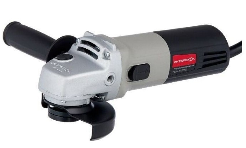 Угловая шлифмашина ИНТЕРСКОЛ УШМ 115/900, 900 Вт, 115 мм, 11000 об/мин (41.1.0.00)