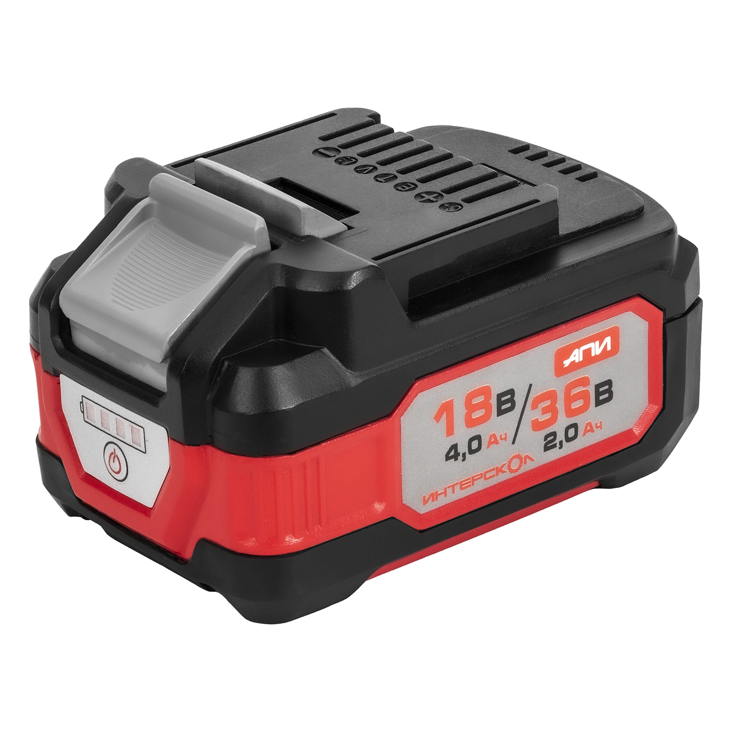 Угловая шлифмашина ИНТЕРСКОЛ УШМ-125/36ММ, 36 В, 125 мм, 8500 об/мин, с АКБ 2 Ач и ЗУ, в кейсе + Оснастка (900.4.1.42)