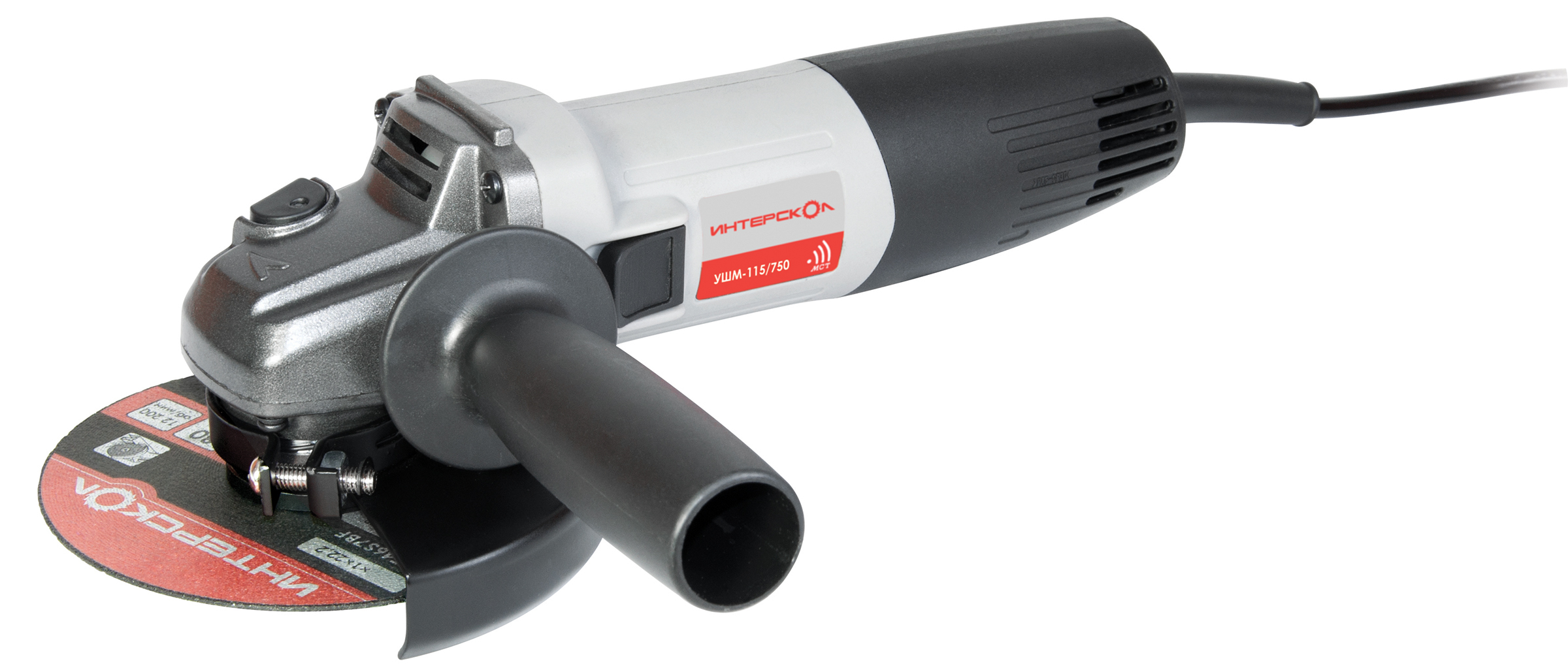 Угловая шлифмашина ИНТЕРСКОЛ УШМ-115/750, 750 Вт, 115 мм, 11000 об/мин (760.1.0.70)