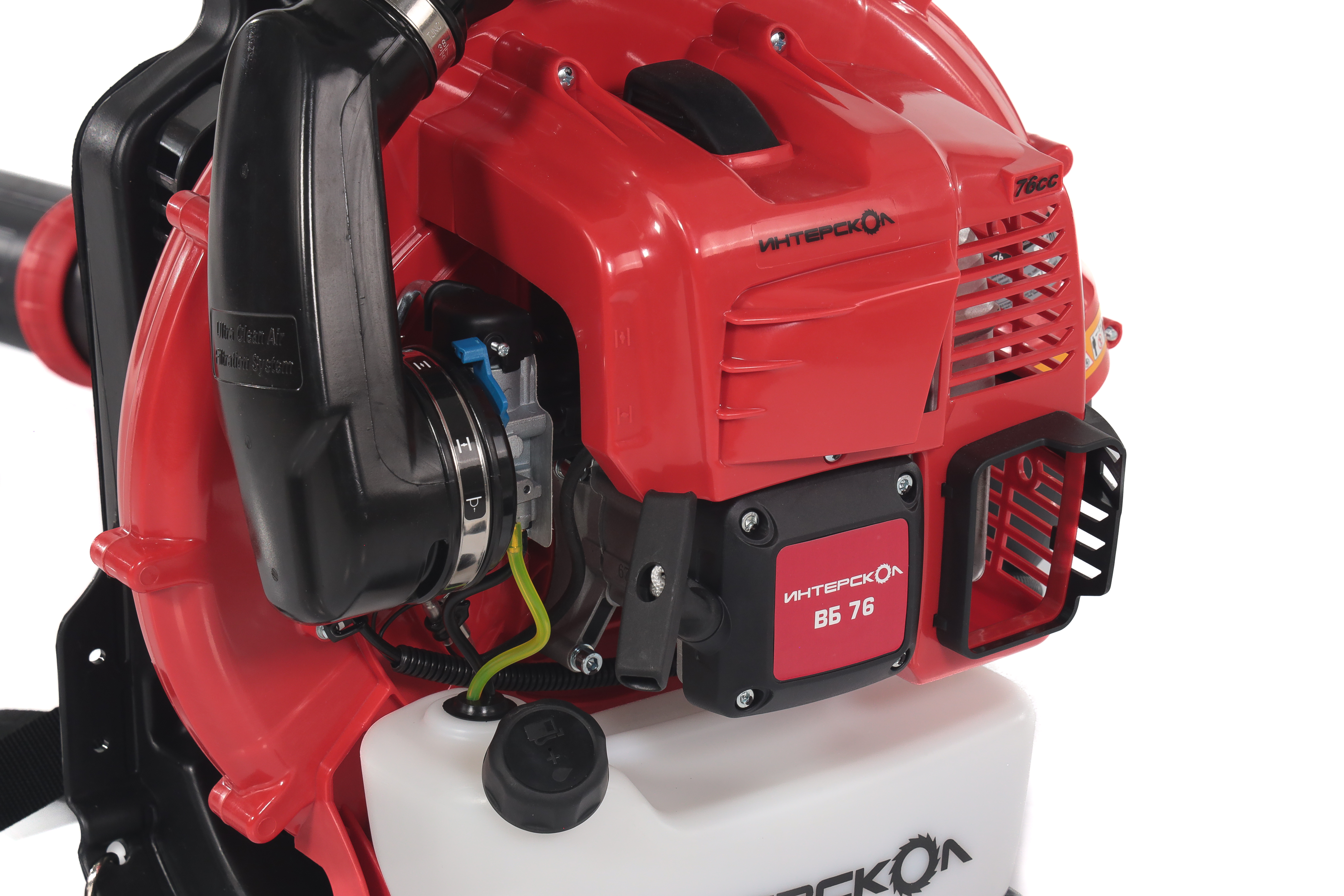 Воздуходувка бензиновая ИНТЕРСКОЛ ВБ 76, 3.3 кВт, 1760 м³/ч (678.0.0.70)