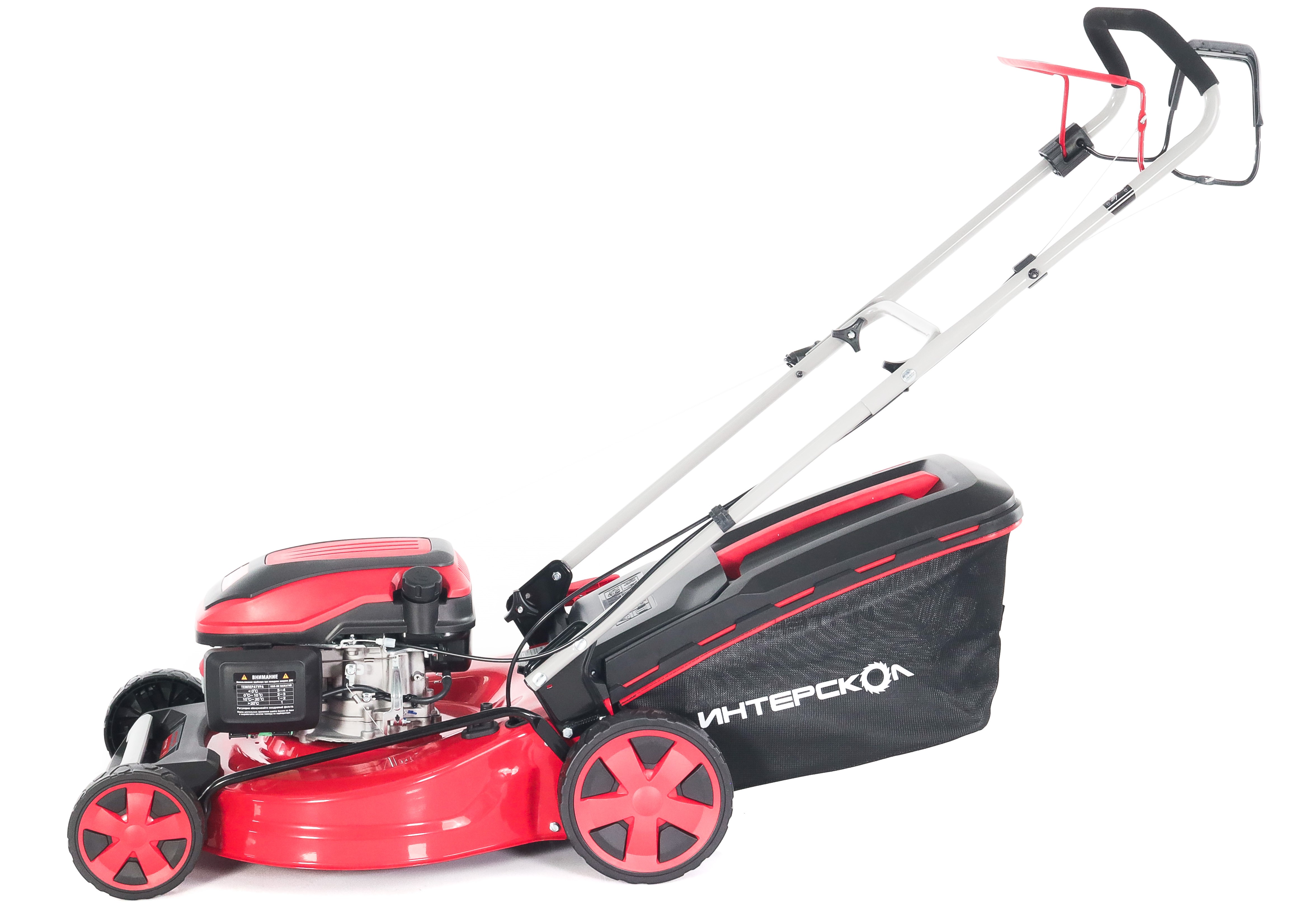Бензиновая газонокосилка ИНТЕРСКОЛ ГБ-51/170СБ, 3.94 л.с., 170 см³, 3000 об/мин, 60 л (929.0.0.70)