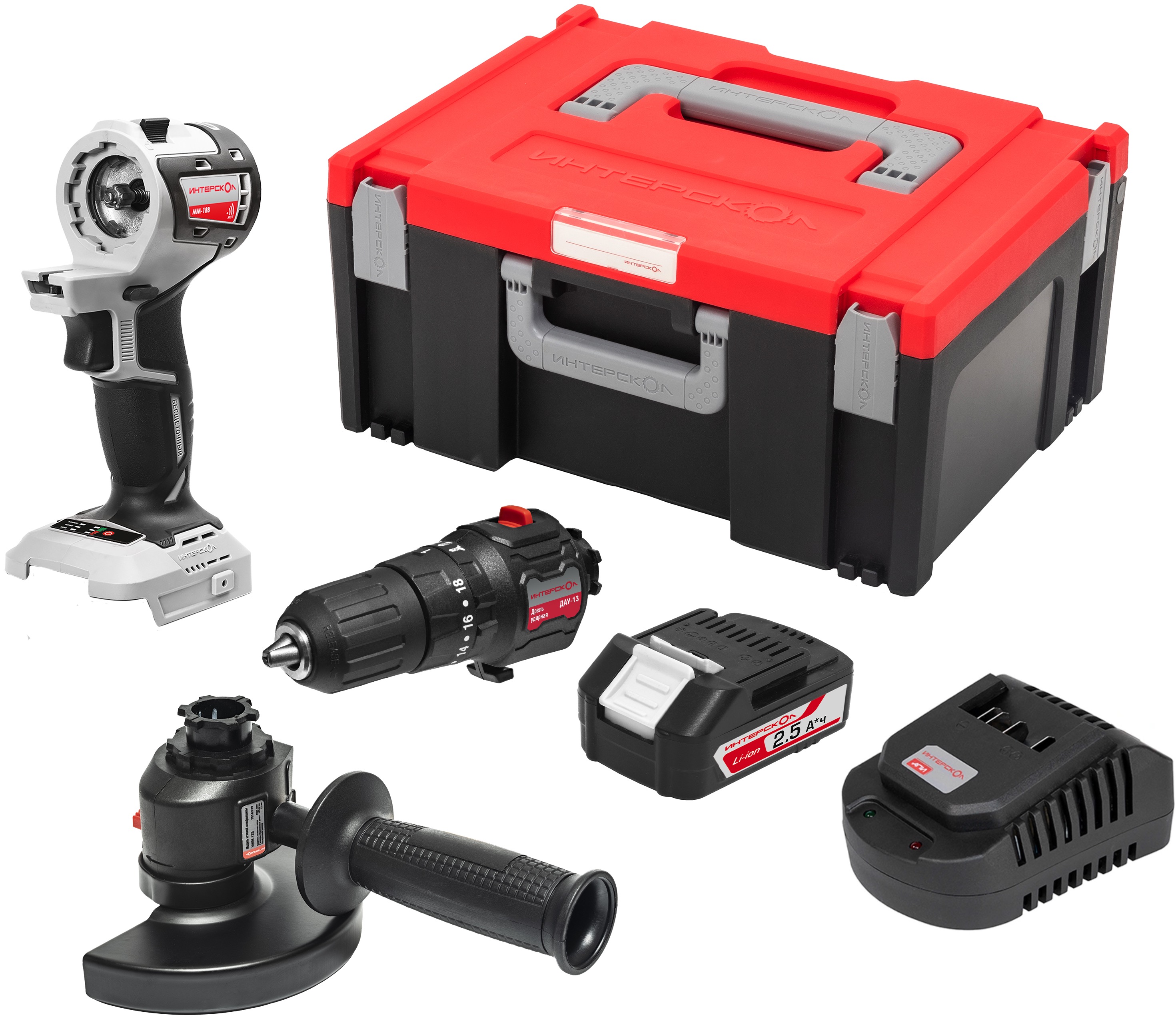 Набор электроинструмента ИНТЕРСКОЛ МультиМАКС "Сделай сам" (755.2.2.46)