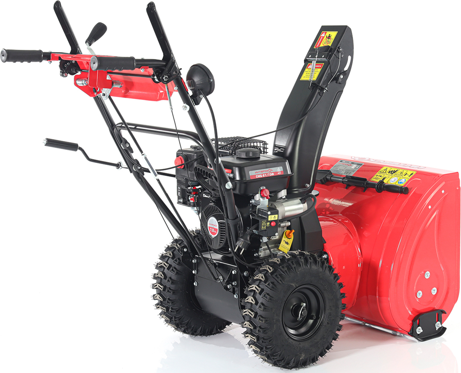 Бензиновый снегоуборщик ИНТЕРСКОЛ СМБ-61/7ЭФ, 7 л.с., 212 см³, 61 см (781.0.0.70)