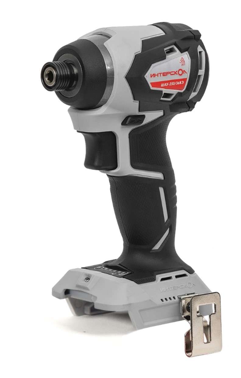 Ударный шуруповерт ИНТЕРСКОЛ ШАУ-250/36ВЭ 250, 36 В, 250 Нм, 4500 уд/мин, с АКБ 2.5 Ач и ЗУ (862.0.0.70-B25C)