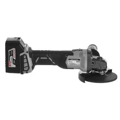 Аккумуляторная угловая шлифмашина ИНТЕРСКОЛ УШМ-125/18В, 18 В, 125 мм, 8500 об/мин, с АКБ 4 Ач и ЗУ (578.4.1.70)