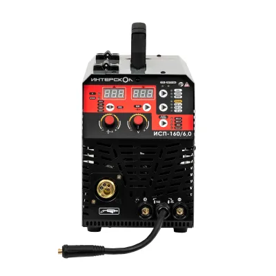 Аппарат сварочный электродуговой инверторный ИНТЕРСКОЛ ИСП-160/6,0, 9000 Вт, 663.1.0.70