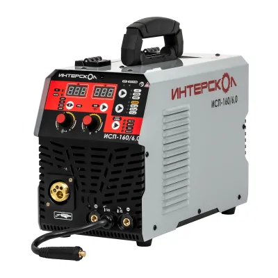 Аппарат сварочный электродуговой инверторный ИНТЕРСКОЛ ИСП-160/6,0, 9000 Вт, 663.1.0.70