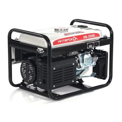 Генератор бензиновый ИНТЕРСКОЛ ЭБ-3500 синхронный, 2.5 кВт, (794.0.0.40)