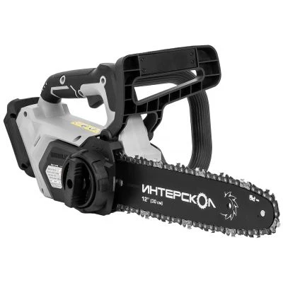 Аккумуляторная цепная пила ИНТЕРСКОЛ ПЦА-12/36В, 36 В, 30 см, с АКБ 2.5 Ач и ЗУ (824.0.0.70-B25C)