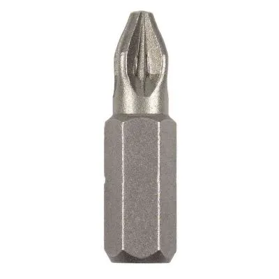 Бита ИНТЕРСКОЛ PZ2, длина 25 мм, хвостовик 1/4", 2 шт.