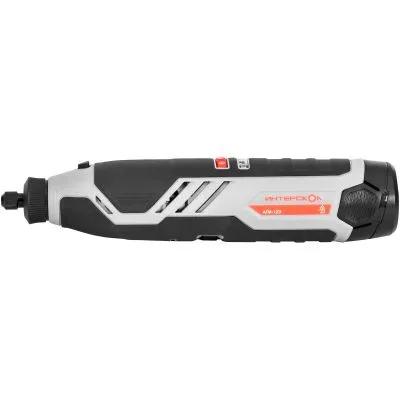 Аккумуляторный гравер ИНТЕРСКОЛ АГМ-12Э, 12 В 25000 об/мин, с 2 АКБ 2 Ач и ЗУ, в кейсе (809.2.2.70)