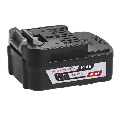 Аккумуляторный слайдерный блок ИНТЕРСКОЛ АПИ-2/14,4, Li-Ion, 14.4 В, 2 Ач, 1 шт. (2400.018)