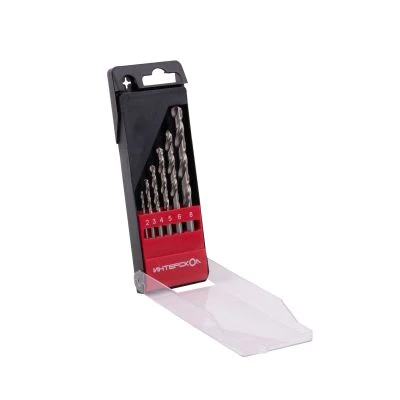 Набор сверл ИНТЕРСКОЛ по быстрорежущей стали, 2-8 мм, 6 шт. (18101.006)