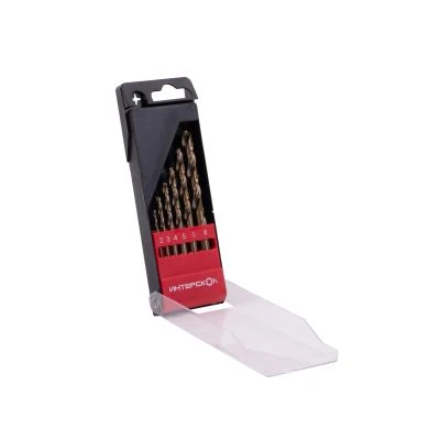 Набор сверл ИНТЕРСКОЛ по металлу, 2-8 мм, 6 шт. (18401.006)