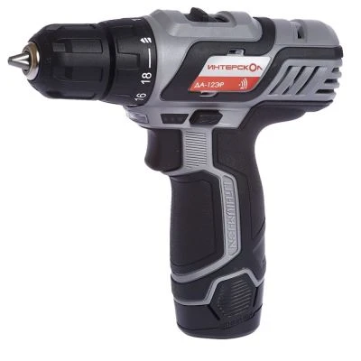 Набор аккумуляторного инструмента ИНТЕРСКОЛ 12 В: дрель-шуруповерт ДА-12ЭР 28 + перфоратор ПА-12/12В + 4 бура, с 2 АКБ 2 Ач и ЗУ