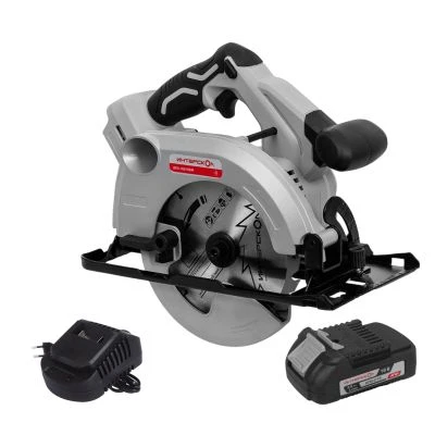 Аккумуляторная дисковая пила ИНТЕРСКОЛ ДПА-165/18ВМ, 18 В, 165 мм, 5000 об/мин, с АКБ 2 Ач и ЗУ (762.0.0.70-B2C)