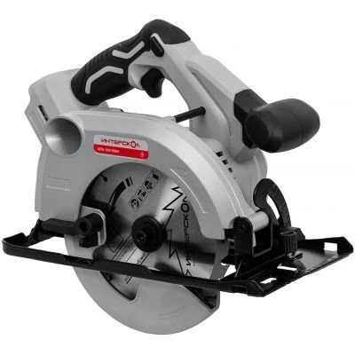 Аккумуляторная дисковая пила ИНТЕРСКОЛ ДПА-165/18ВМ, 18 В, 165 мм, 5000 об/мин, с АКБ 2 Ач и ЗУ (762.0.0.70-B2C)