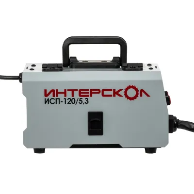 Аппарат сварочный электродуговой инверторный ИНТЕРСКОЛ ИСП-120/5,3, 4 кВт, 120 А, (662.1.0.70)