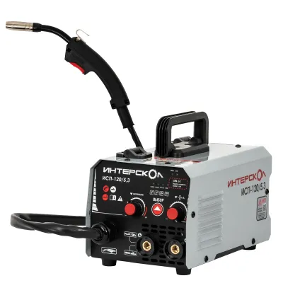 Аппарат сварочный электродуговой инверторный ИНТЕРСКОЛ ИСП-120/5,3, 4 кВт, 120 А, (662.1.0.70)