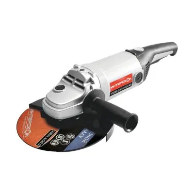 Угловая шлифмашина ИНТЕРСКОЛ УШМ-230/2600, 2600 Вт, 230 мм, 6500 об/мин (674.1.0.00)