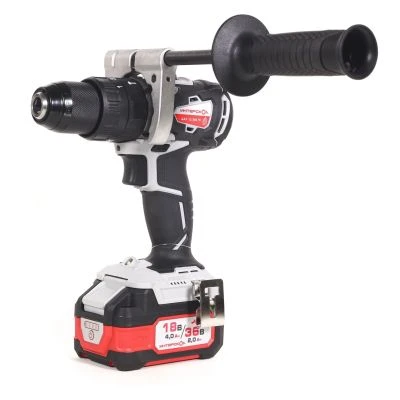 Дрель-шуруповерт ИНТЕРСКОЛ ДАУ-13/36В 70, 36 В, 1900 об/мин, 30000 уд/мин, с 2 АКБ 2 Ач и ЗУ, в кейсе (813.2.2.70)