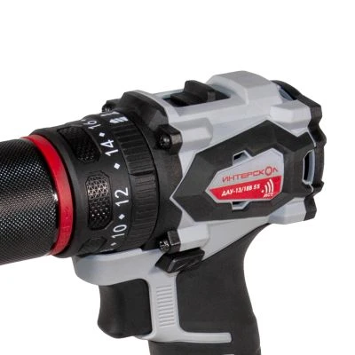 Дрель-шуруповерт ИНТЕРСКОЛ ДАУ-13/18В 55, 18 В, 1850 об/мин, 27750 уд/мин, с 2 АКБ 2.5 Ач и ЗУ, в кейсе (953.2.2.70)