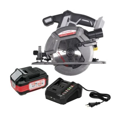 Аккумуляторная дисковая пила ИНТЕРСКОЛ ДПА-165/36В, 36 В, 165 мм, 5000 об/мин, с АКБ 2.5 Ач и ЗУ (817.0.0.70-B25C)