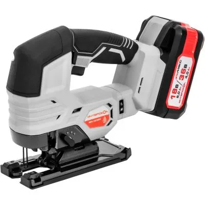 Аккумуляторный лобзик ИНТЕРСКОЛ МПА-125/36ВЭ, 36 В, 3000 ход/мин, 26 мм, с 2 АКБ 2 Ач и ЗУ, в кейсе (822.2.2.70)