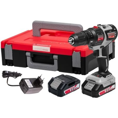 Дрель-шуруповерт ИНТЕРСКОЛ ДА-10/18В 44 МультиМАКС18, 18 В, 1450 об/мин, с 2 АКБ 2 Ач и ЗУ, в кейсе (755.2.1.47)