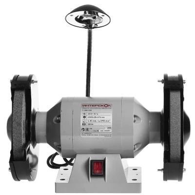 Заточная машина ИНТЕРСКОЛ Т-200/350, 350 Вт, 200 мм, 2950 об/мин, (592.1.0.00)