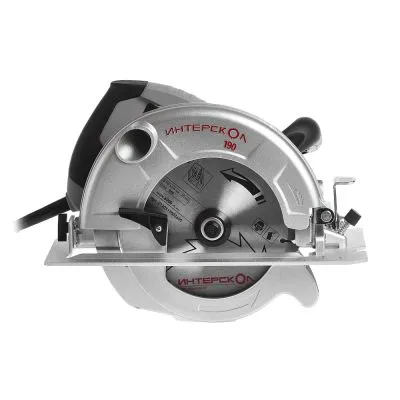Пила циркулярная ИНТЕРСКОЛ ДП-190/1600М, 1600 Вт, 190 мм, 4800 об/мин (97.1.1.20)